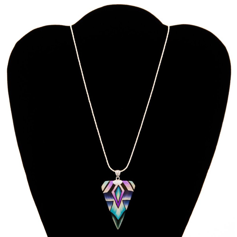 Handmade Glacial Pendant by Jon Stuart Anderson - One-of-a-Kind